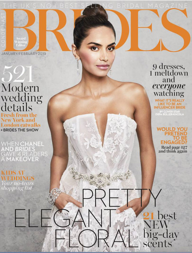 As seen in Brides Magazine UK January - February issue 2019